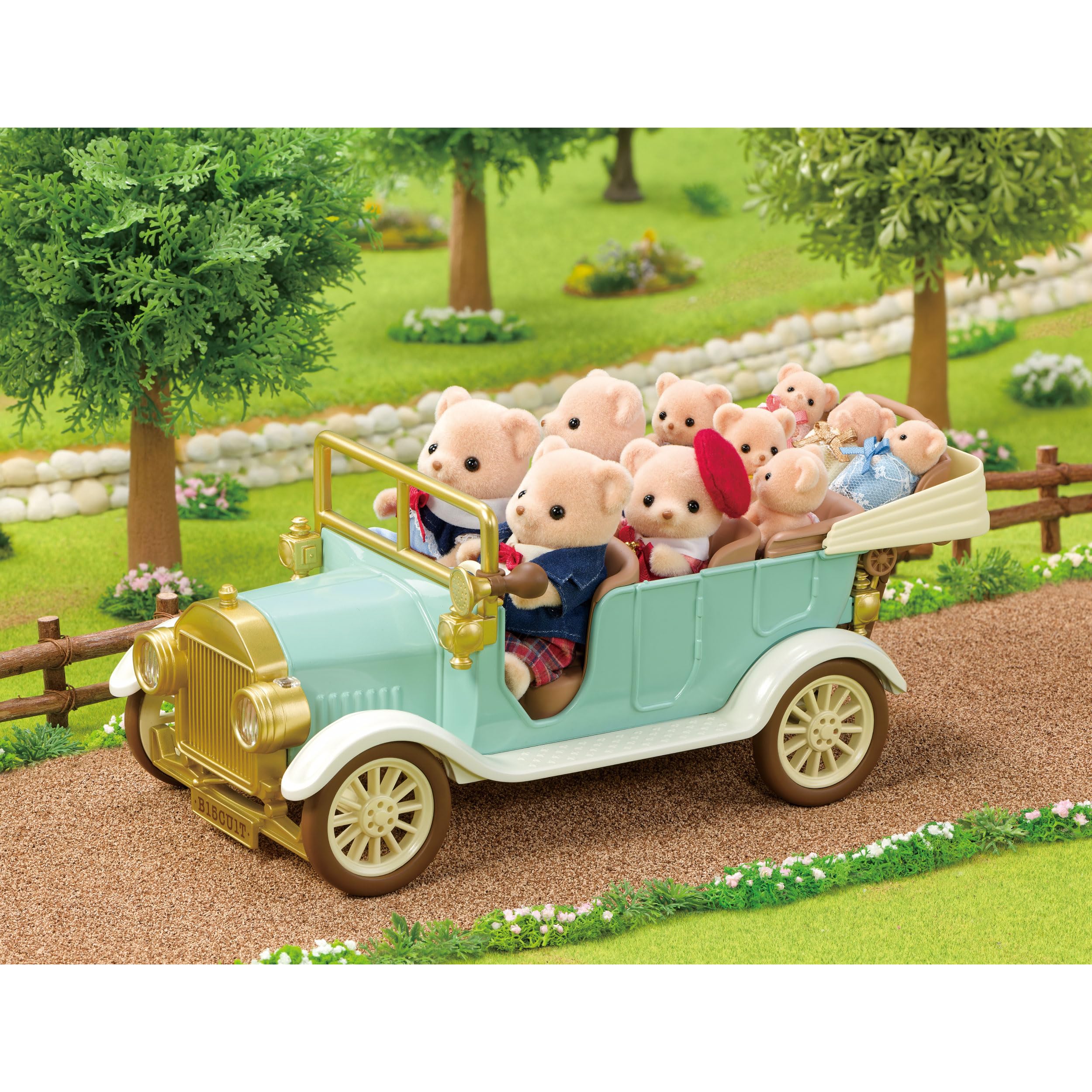 sylvanian-families-5868-familien-oldtimer-spielzeugauto-mit-zubeh-r image 7