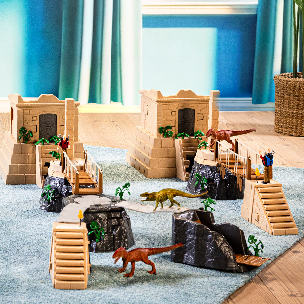 schleich-dinosaurs-dino-tempel-eroberung-mega-set-42656-spielset image 3