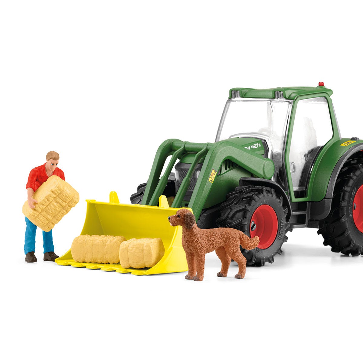 schleich-farm-world-traktor-mit-anh-nger-spielfahrzeug-42608 image 6
