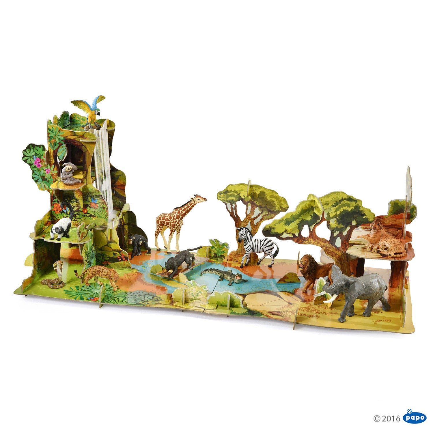 papo-wildlife-die-savanne-xxl-kulisse-isiplay-set image 3