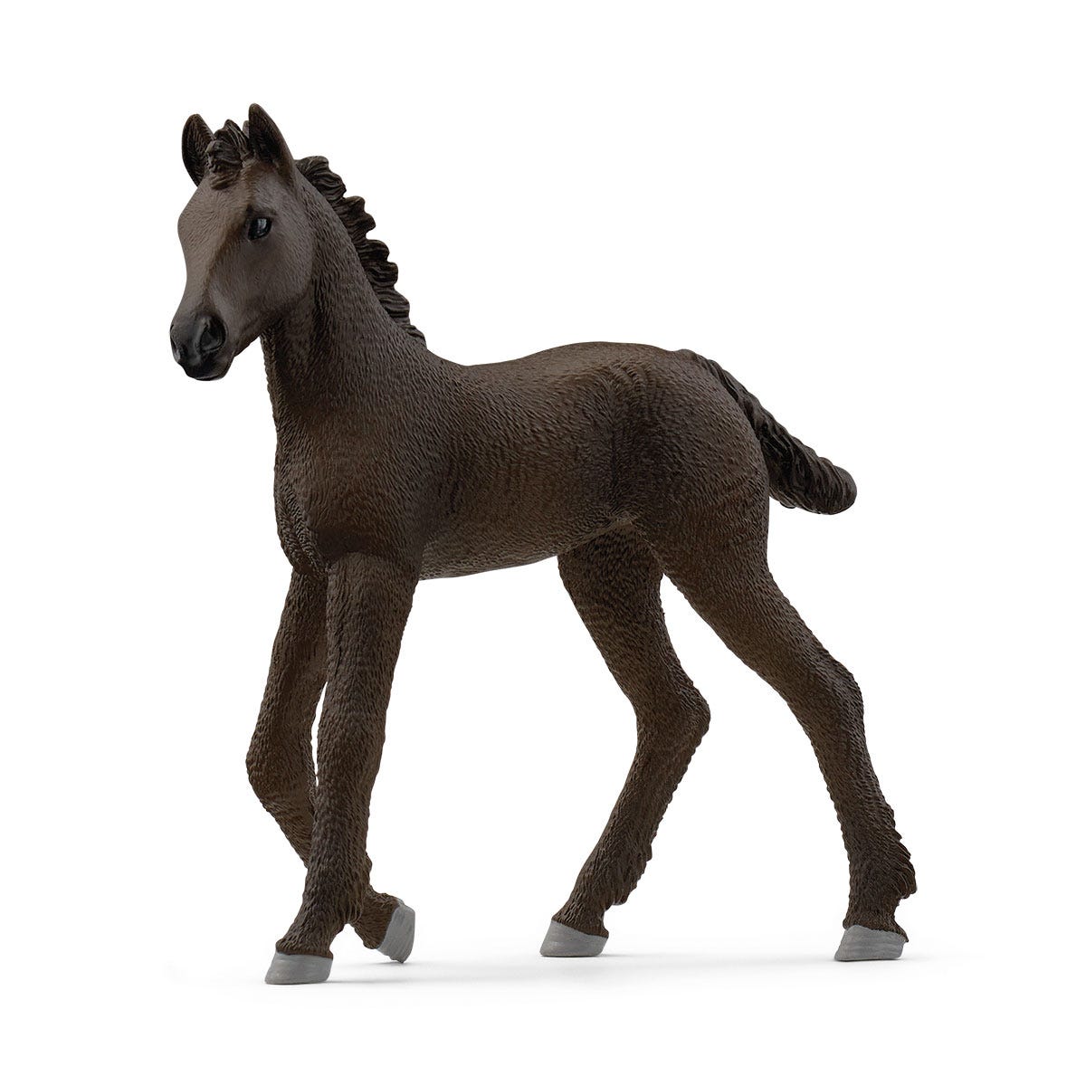 schleich-horse-club-friese-fohlen-pferdefigur-schwarz image 1