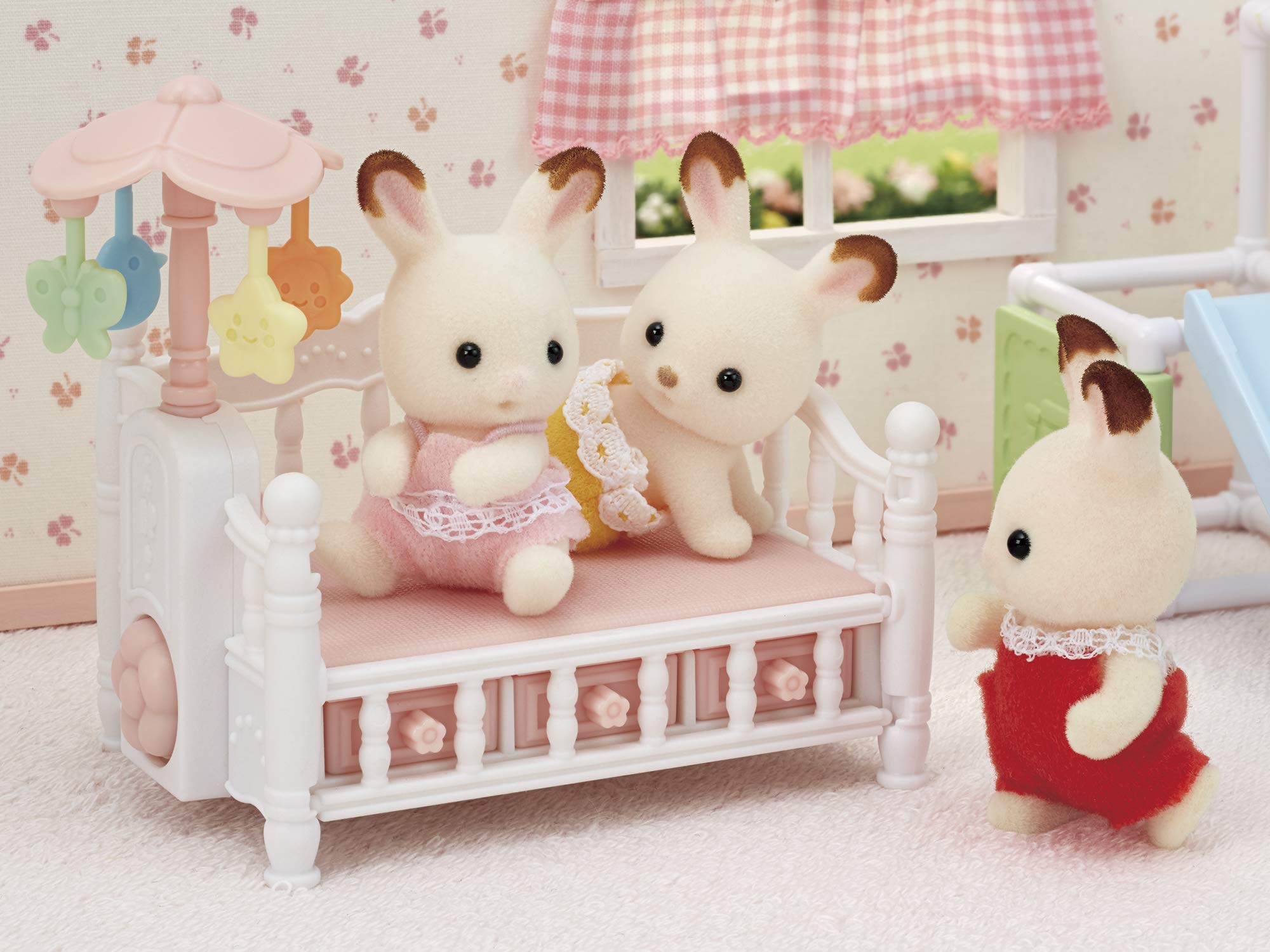 sylvanian-families-baby-5534-babybett-puppenhaus-mobile-drillinge image 6