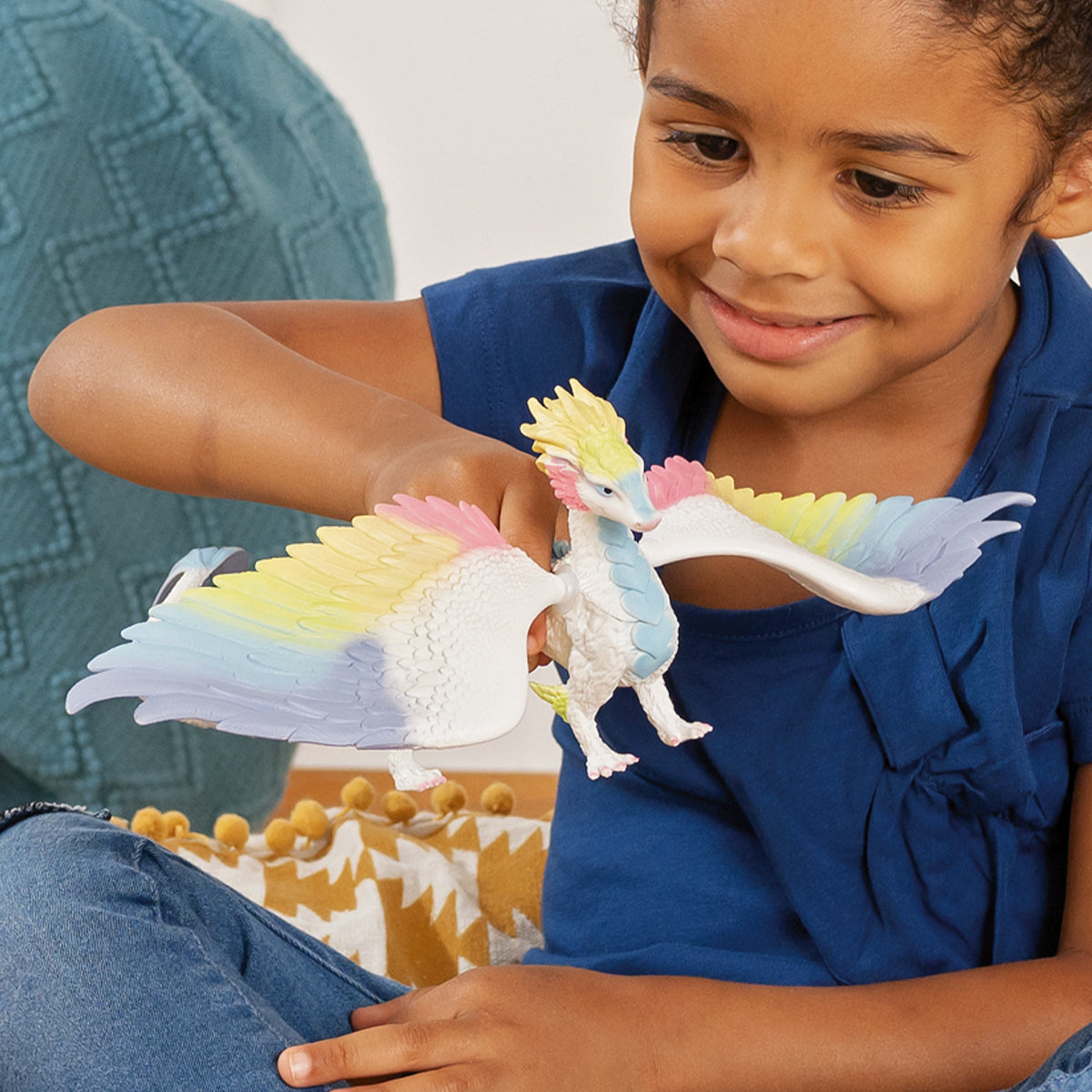 schleich-bayala-regenbogendrache-70728-spielfigur-bunt image 2
