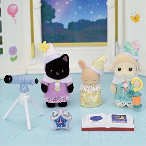 sylvanian-families-5750-bernachtungsparty-figuren-3er-set-baby image 8