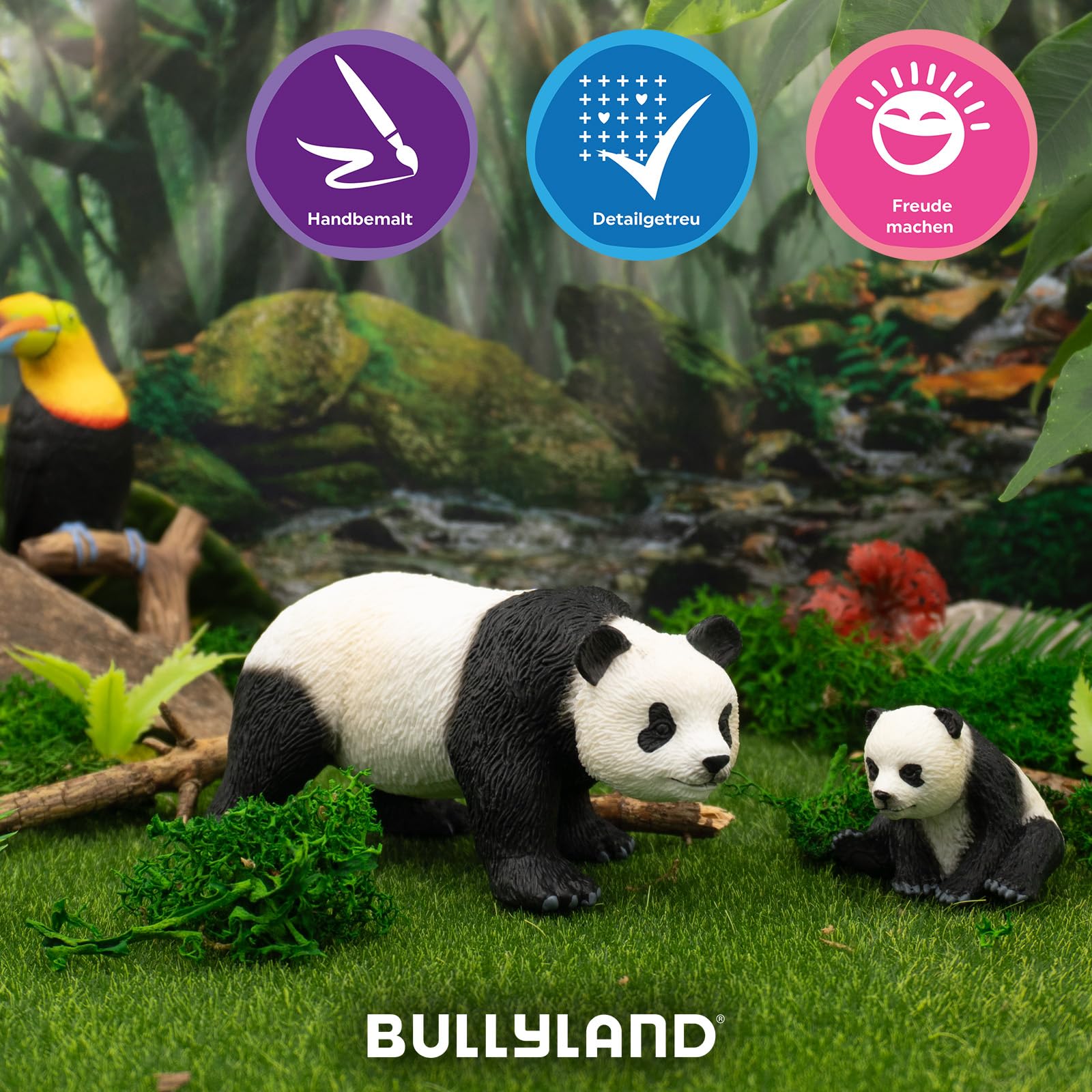 bullyland-safari-panda-junges-63679-tierfigur-3-7-cm image 5