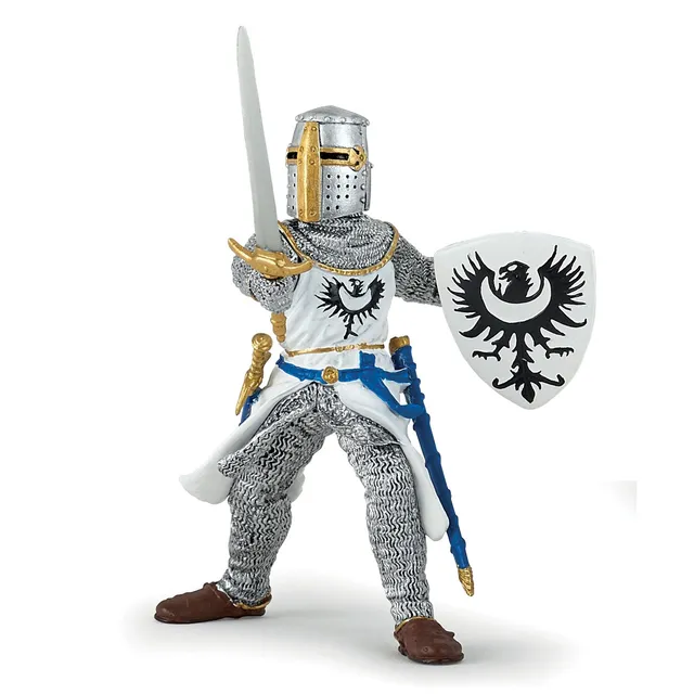 papo-medieval-wei-er-ritter-ritterfigur-mit-schwert image 1