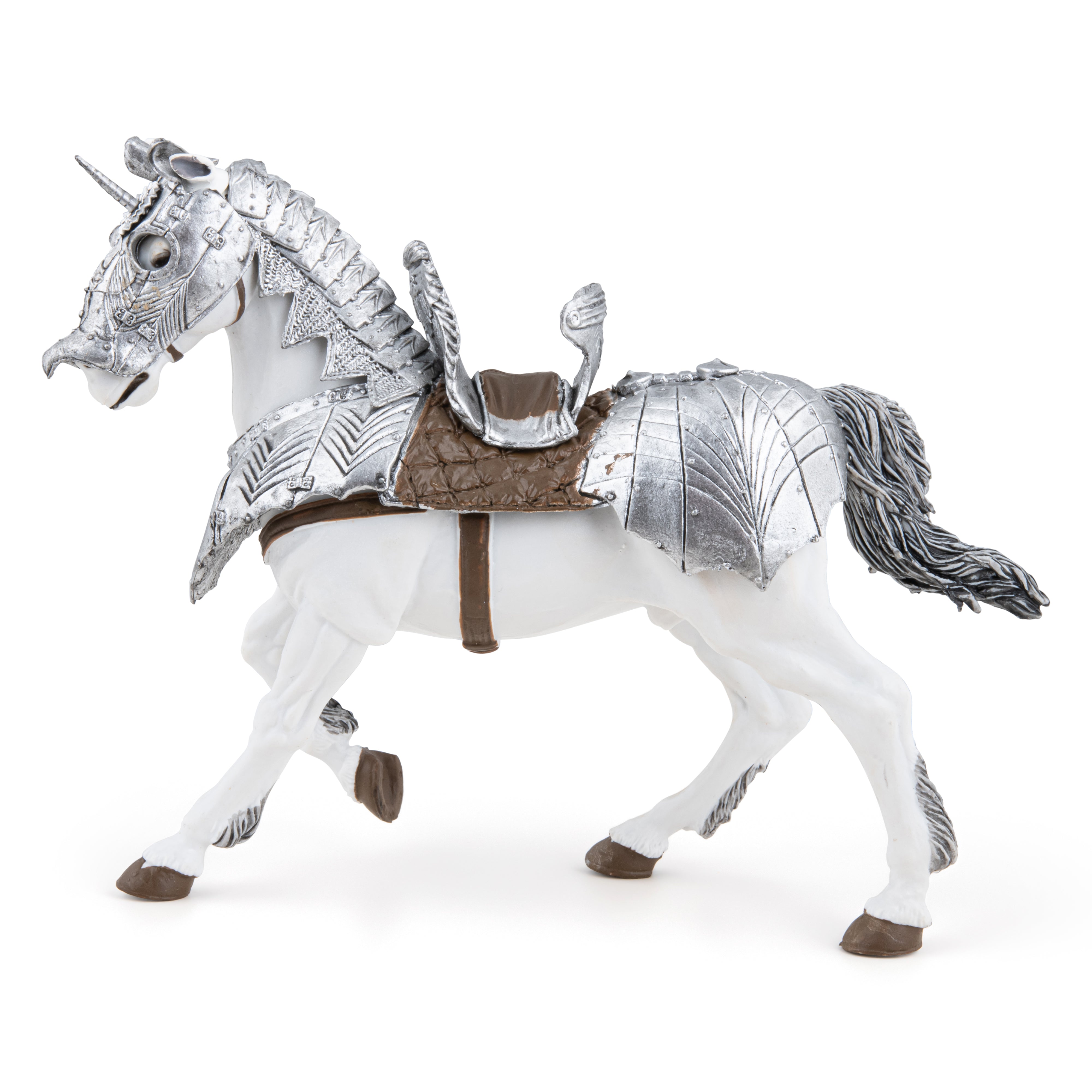 papo-medieval-gepanzerte-pferdefigur-streitross image 1