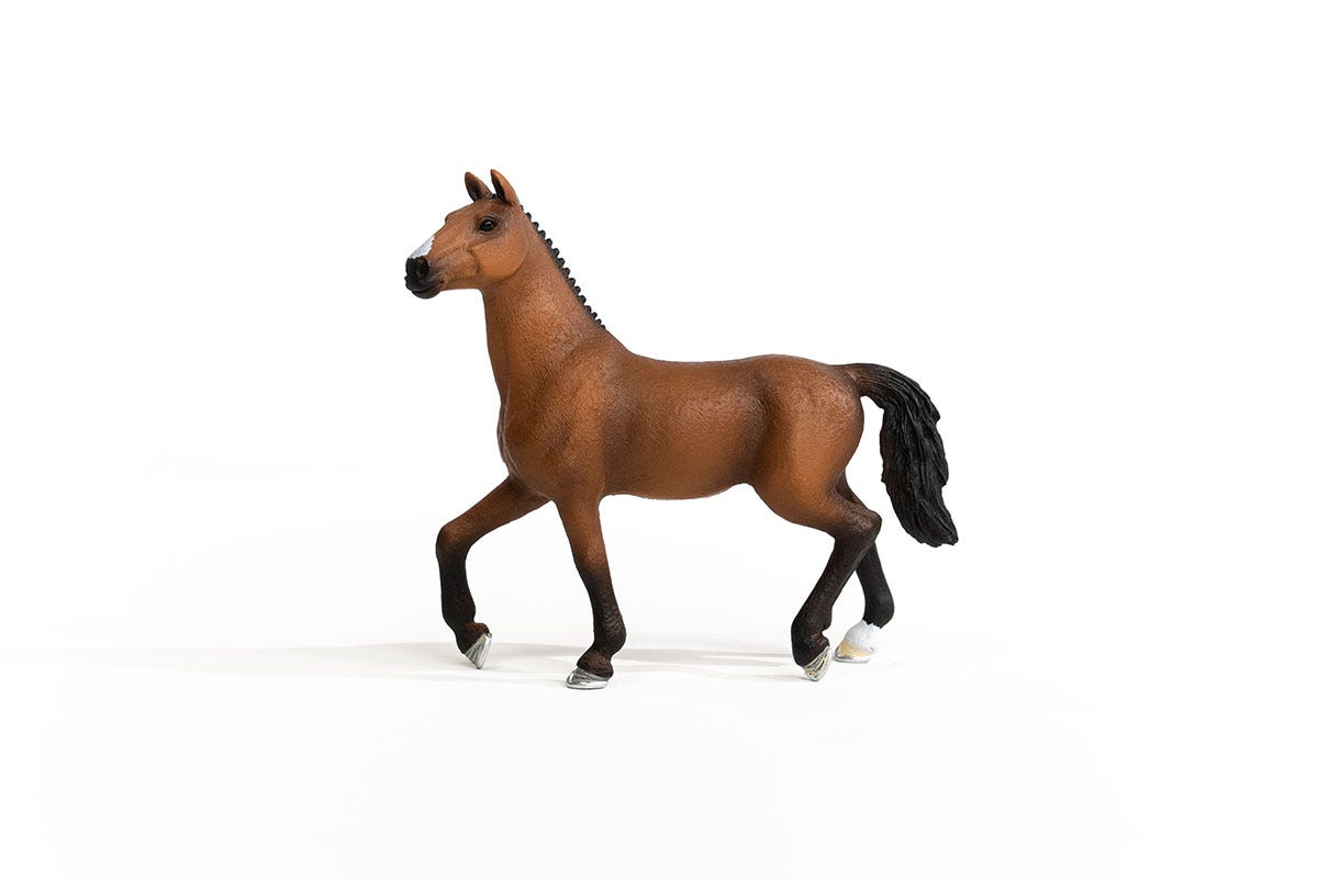 schleich-horse-club-oldenburger-stute-pferd-13945-braun image 4