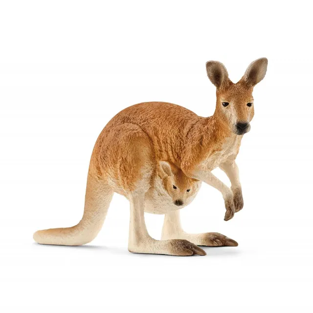 schleich-wild-life-14756-k-nguru-tierfigur-beuteltier image 1