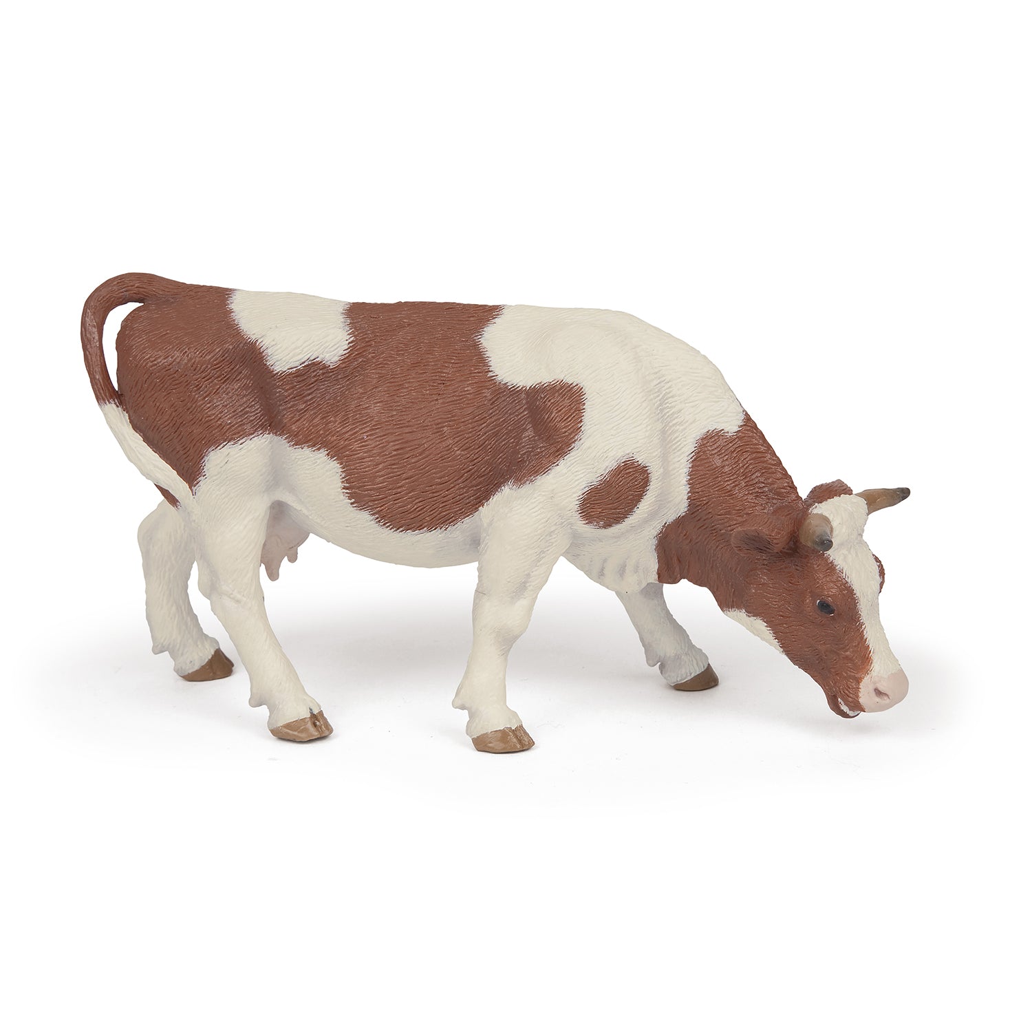 papo-farmyard-friends-simmentaler-kuh-grasend-figur image 1