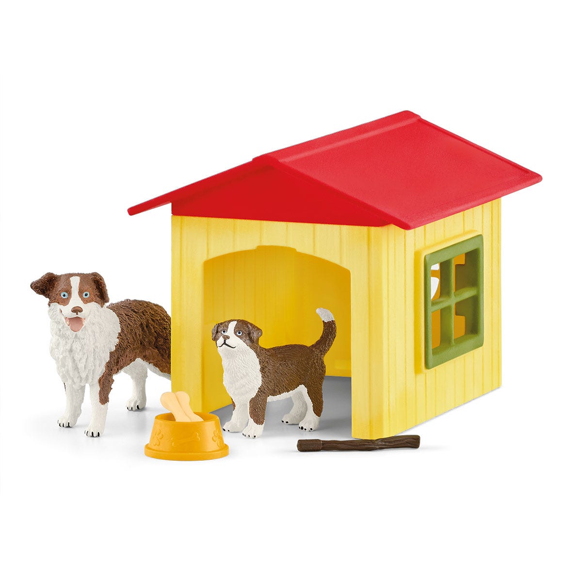 schleich-farm-world-hundeh-tte-australian-shepherd-set image 1