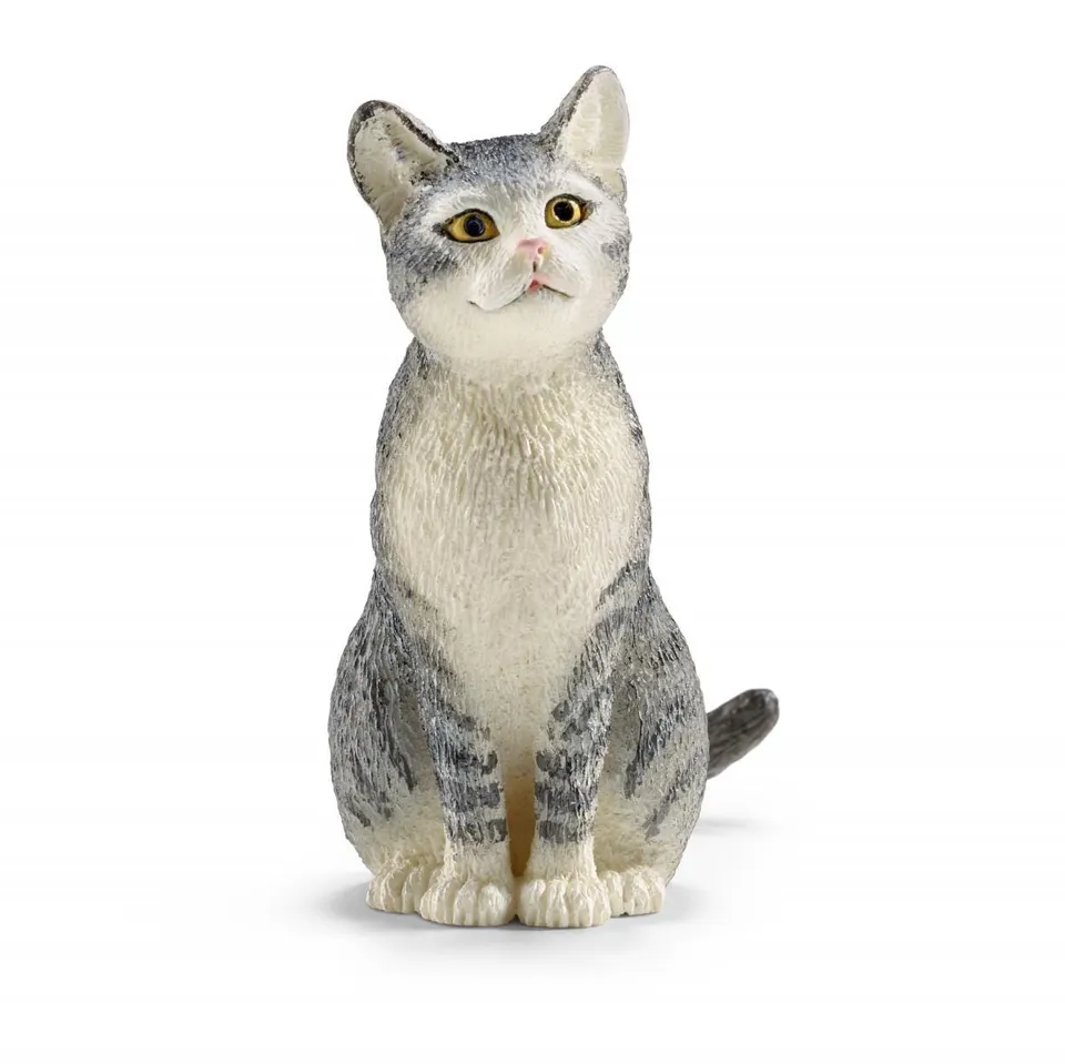 schleich-farm-world-katze-sitzend-tierfigur image 1