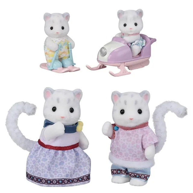 sylvanian-families-village-schneeleoparden-familie-5814-4-figuren image 1