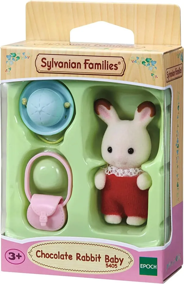 sylvanian-families-5405-schokoladenhasen-baby-puppenhaus-figur-creme image 1