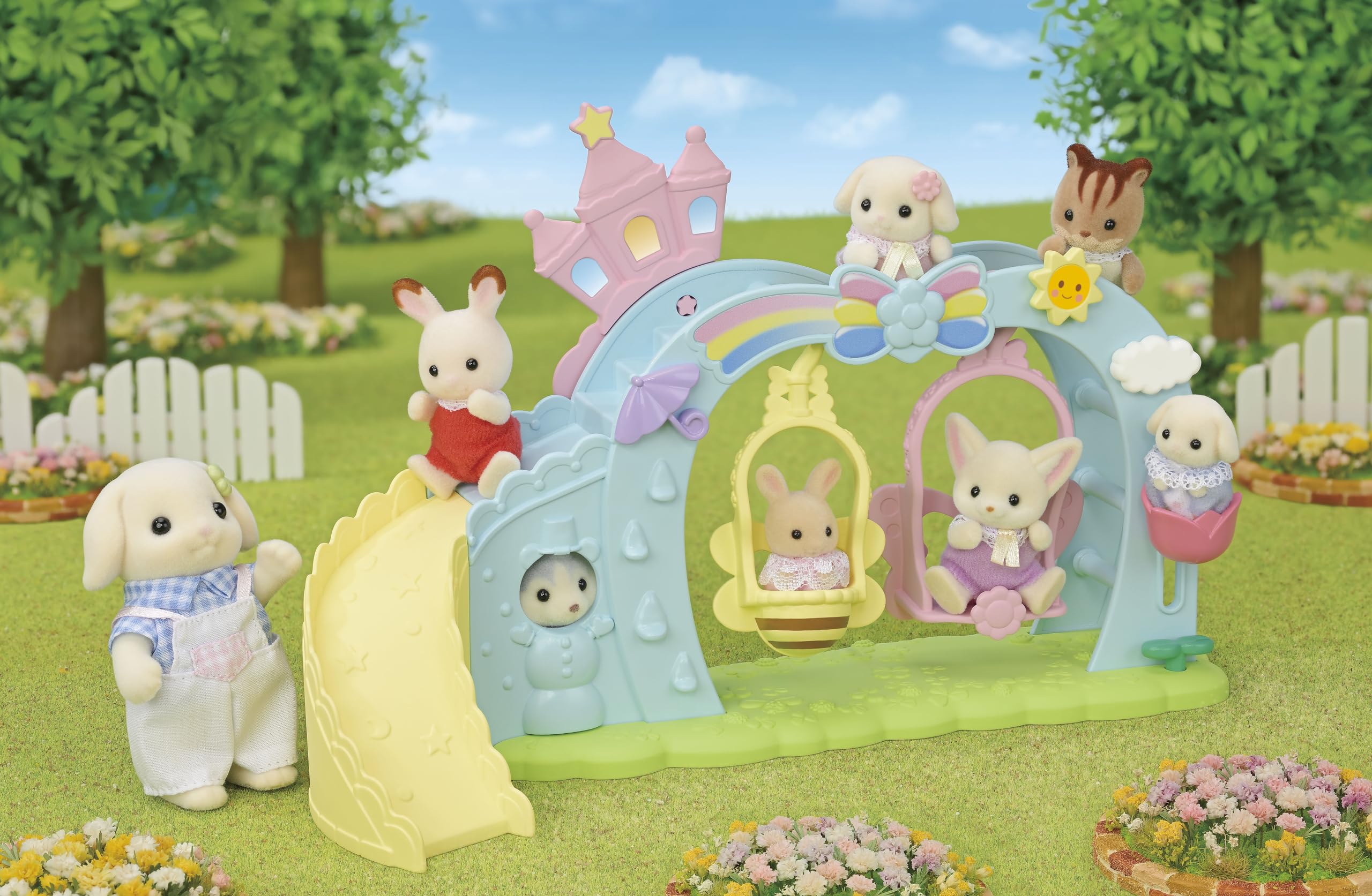 sylvanian-families-school-5745-erlebniskindergarten-schaukel-baby image 3