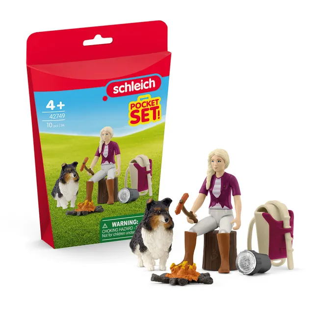schleich-pocket-sets-sofia-barbecue-spielfigur-mit-shetland image 1