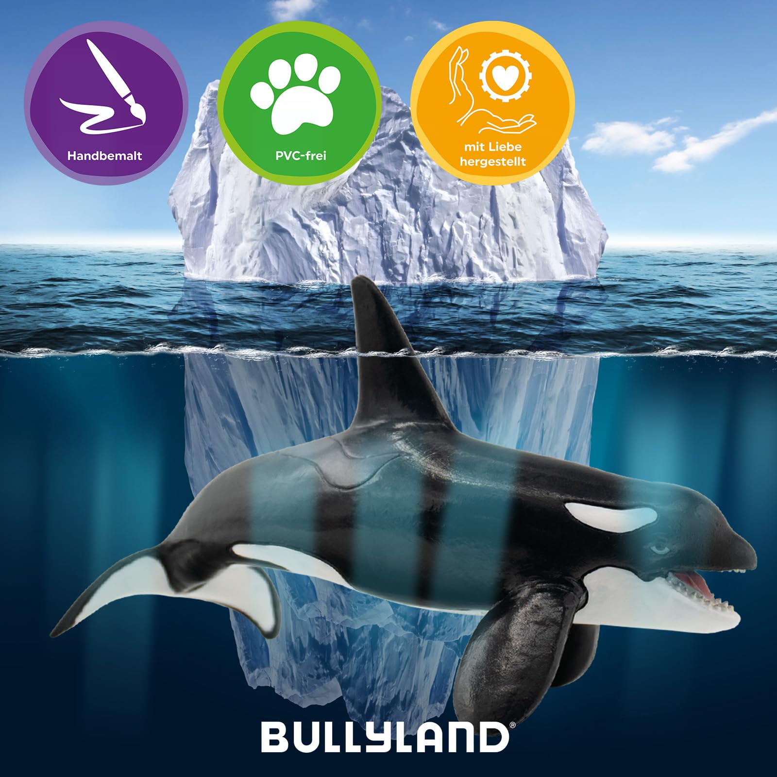 bullyland-marine-world-schwertwal-67409-tierfigur-16-5-cm image 5