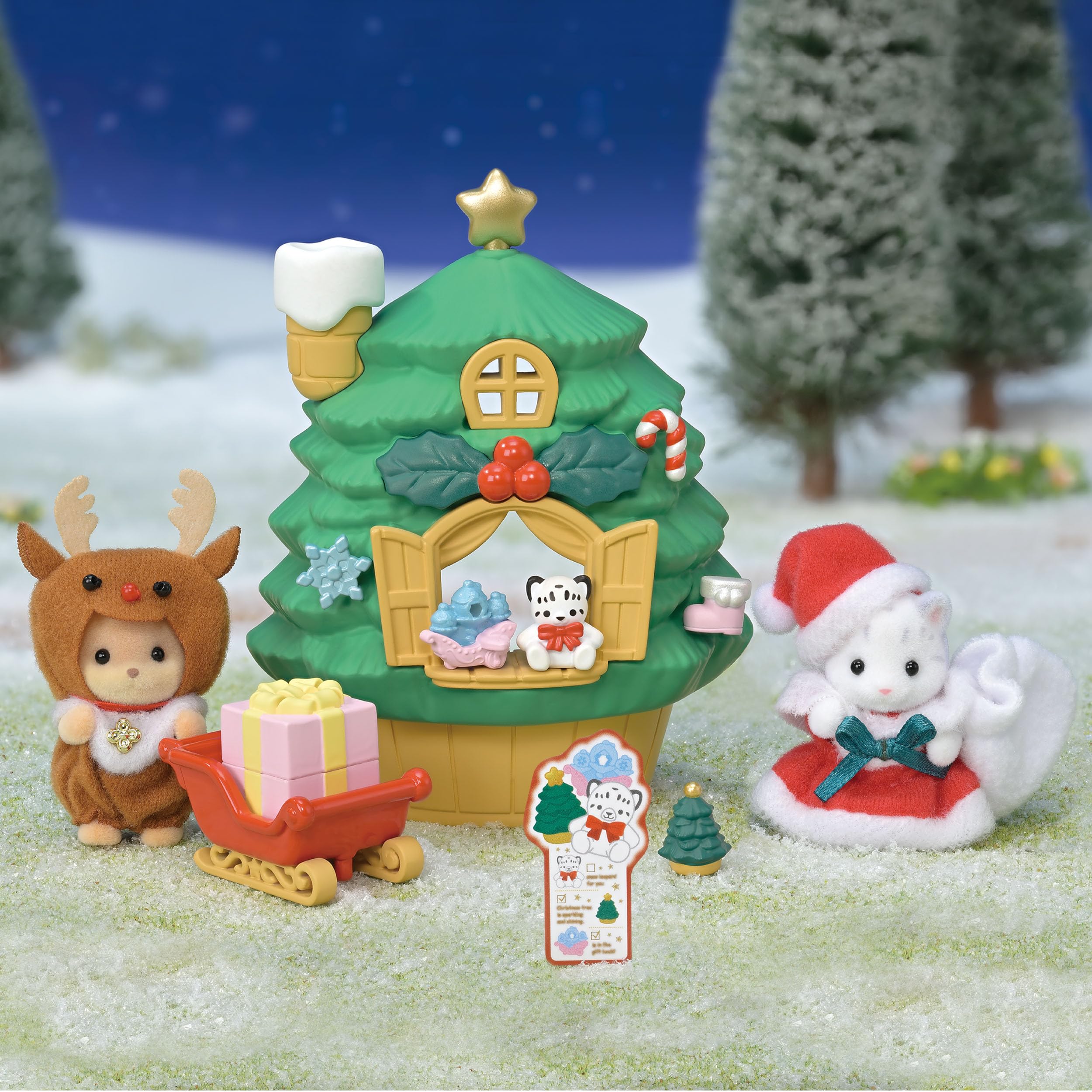 sylvanian-families-baby-santas-weihnachtshaus-5822-spielset image 6