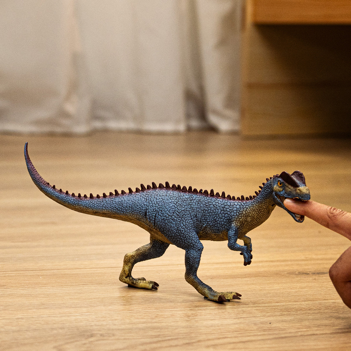 schleich-dinosaurs-dilophosaurus-15046-dinofigur-fleischfresser image 2