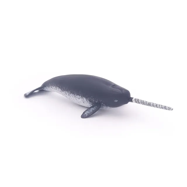 papo-marine-world-narwal-tierfigur-arktis-sto-zahn image 1