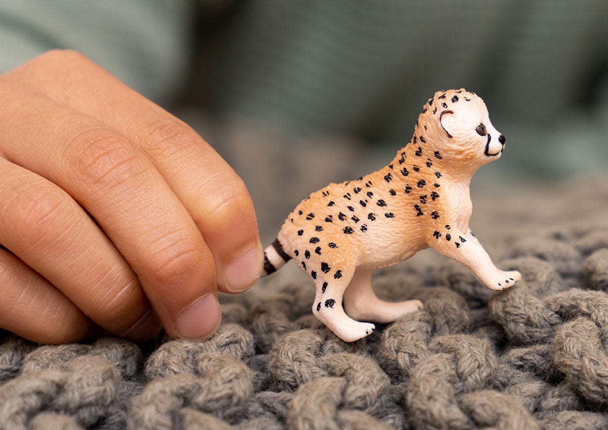 schleich-wild-life-gepardenbaby-14866-tierfigur image 2