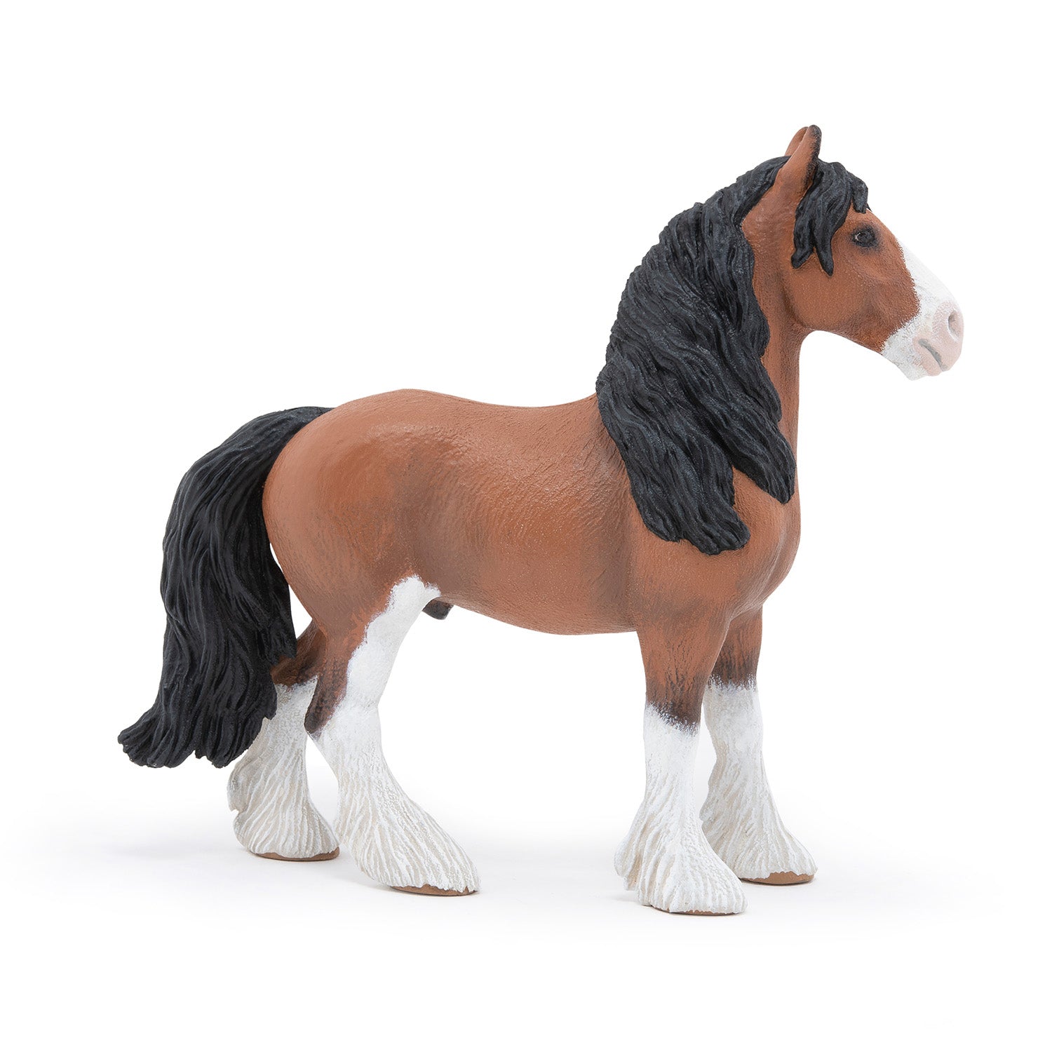 papo-horses-clydesdale-figur-kaltblut-braun image 1