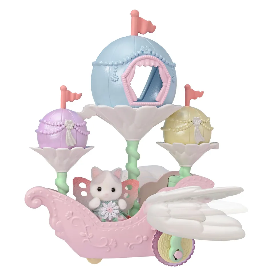 sylvanian-families-magical-baby-5827-ballonschiff-katzenfigur image 1