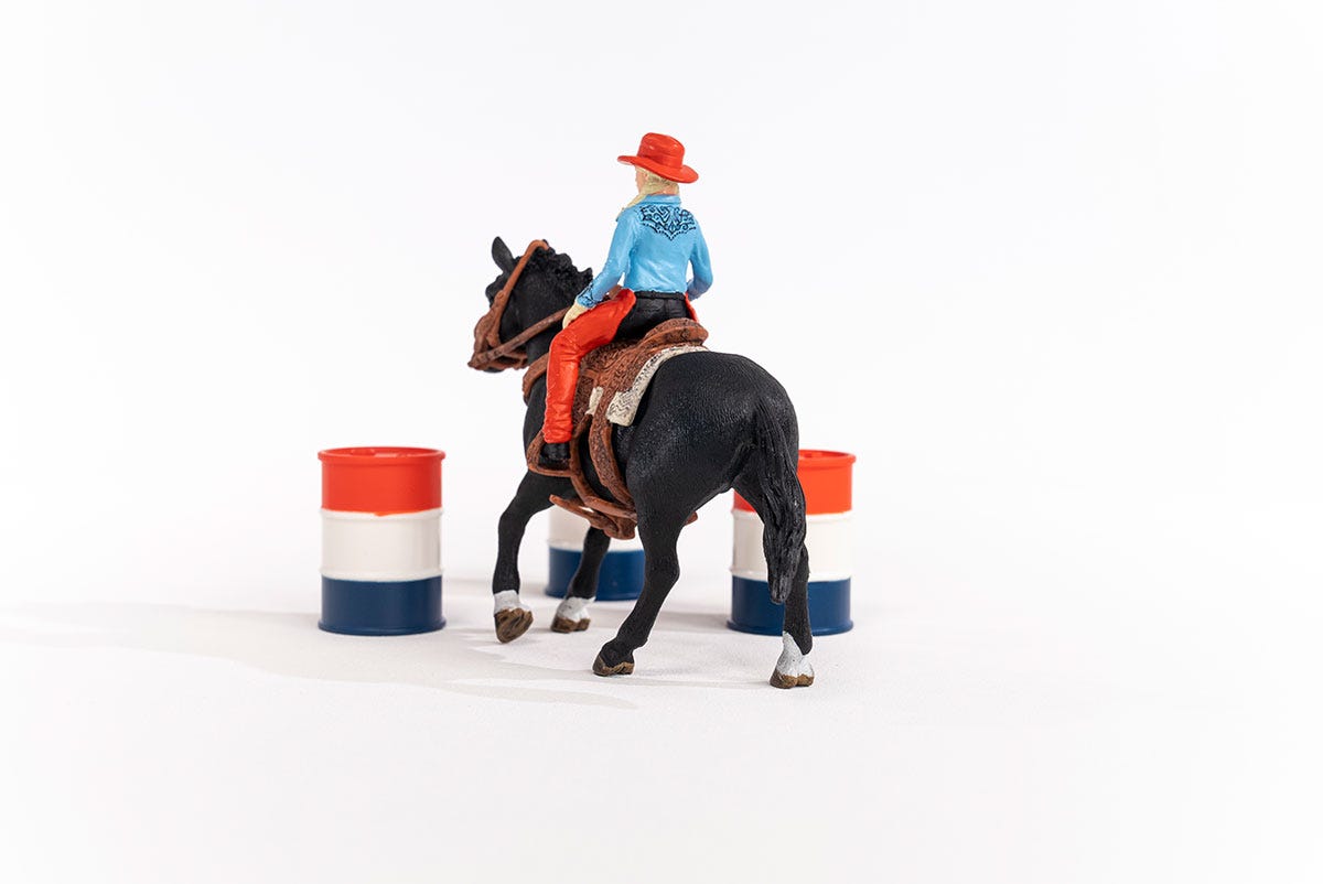 schleich-horse-club-42576-barrel-racing-spielfiguren-set-mit-cowgirl image 5