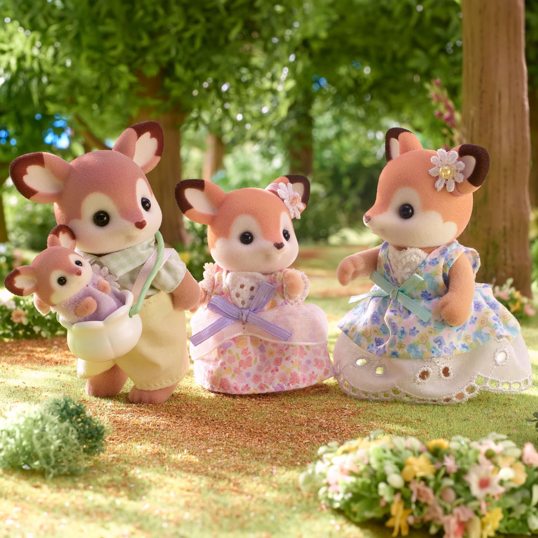 sylvanian-families-5799-reh-familie-tierfiguren-4er-set-wald image 4