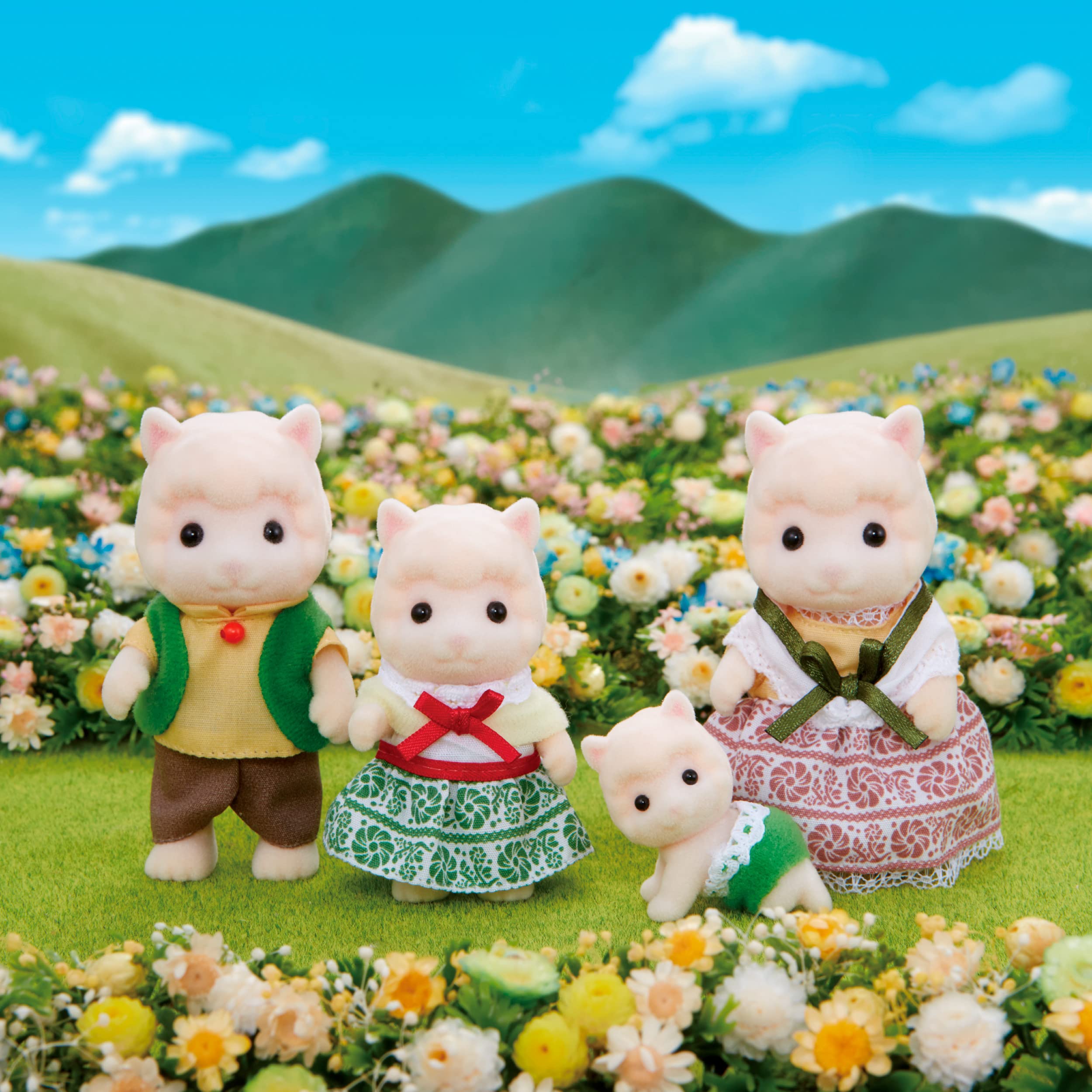 sylvanian-families-5358-alpaka-familie-figuren-4er-set-beweglich image 3