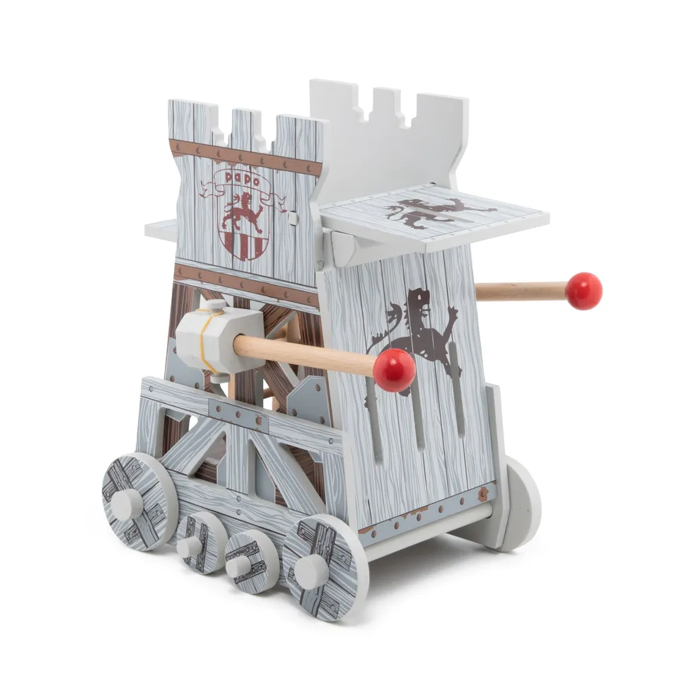papo-medieval-angriffsturm-spielset-mit-rammbock image 1