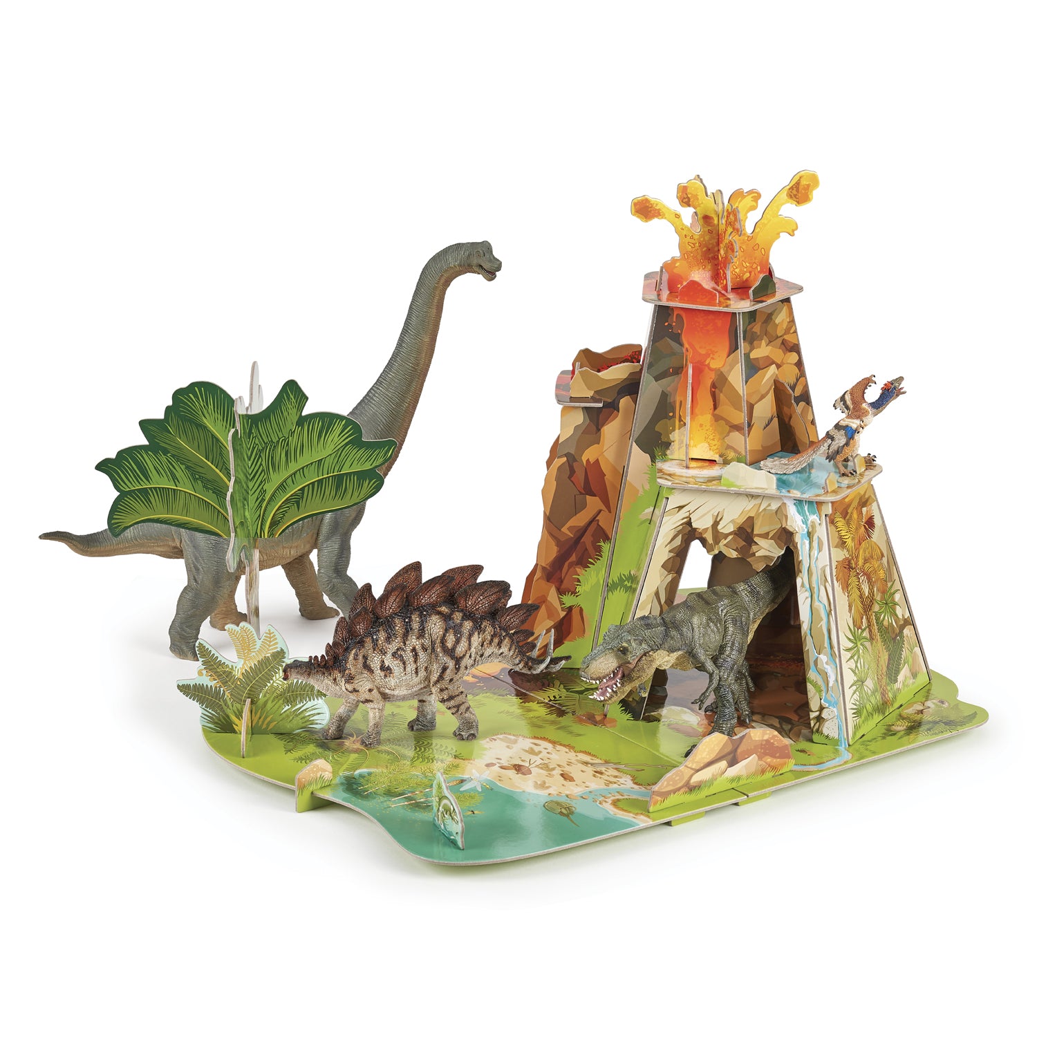 papo-dinosaurs-land-der-dinosaurier-isiplay-spielwelt-pappe image 1