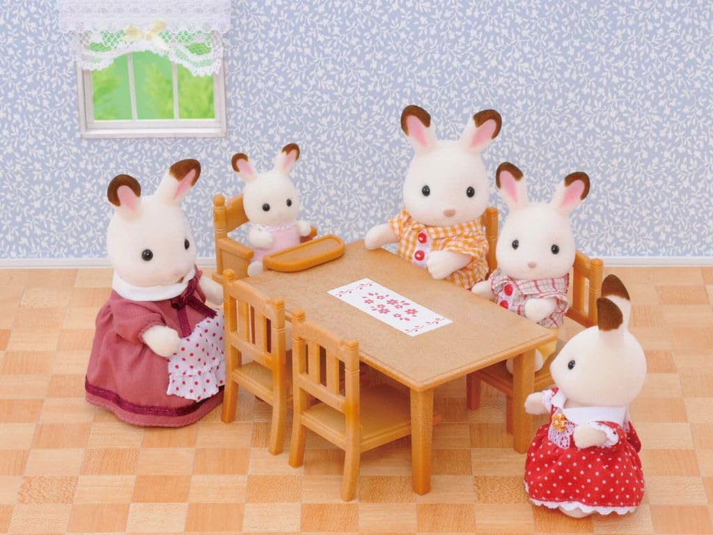 sylvanian-families-village-4506-esstisch-set-puppenm-bel-20-cm image 3