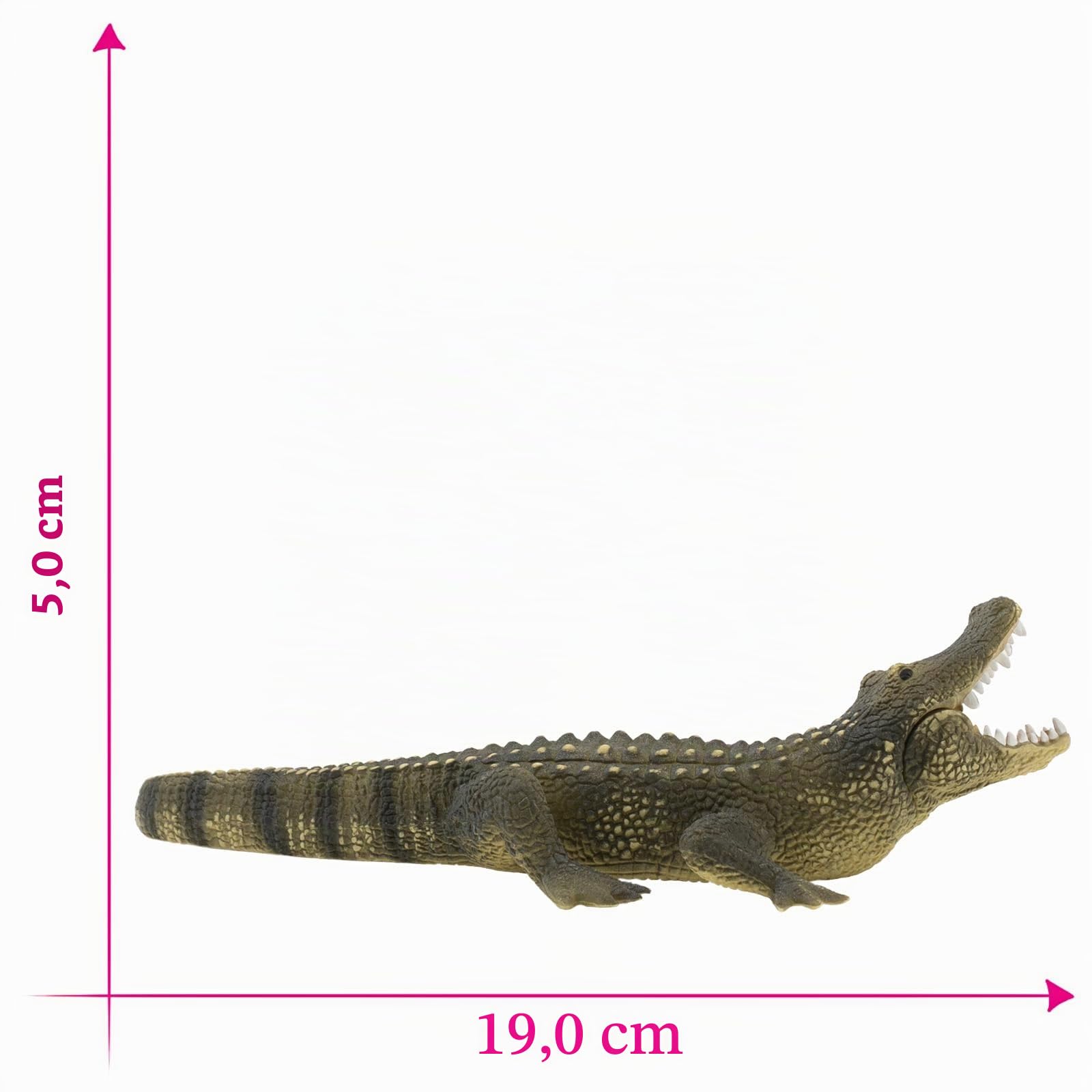 bullyland-safari-alligator-tierfigur-19-cm-pvc-frei image 2