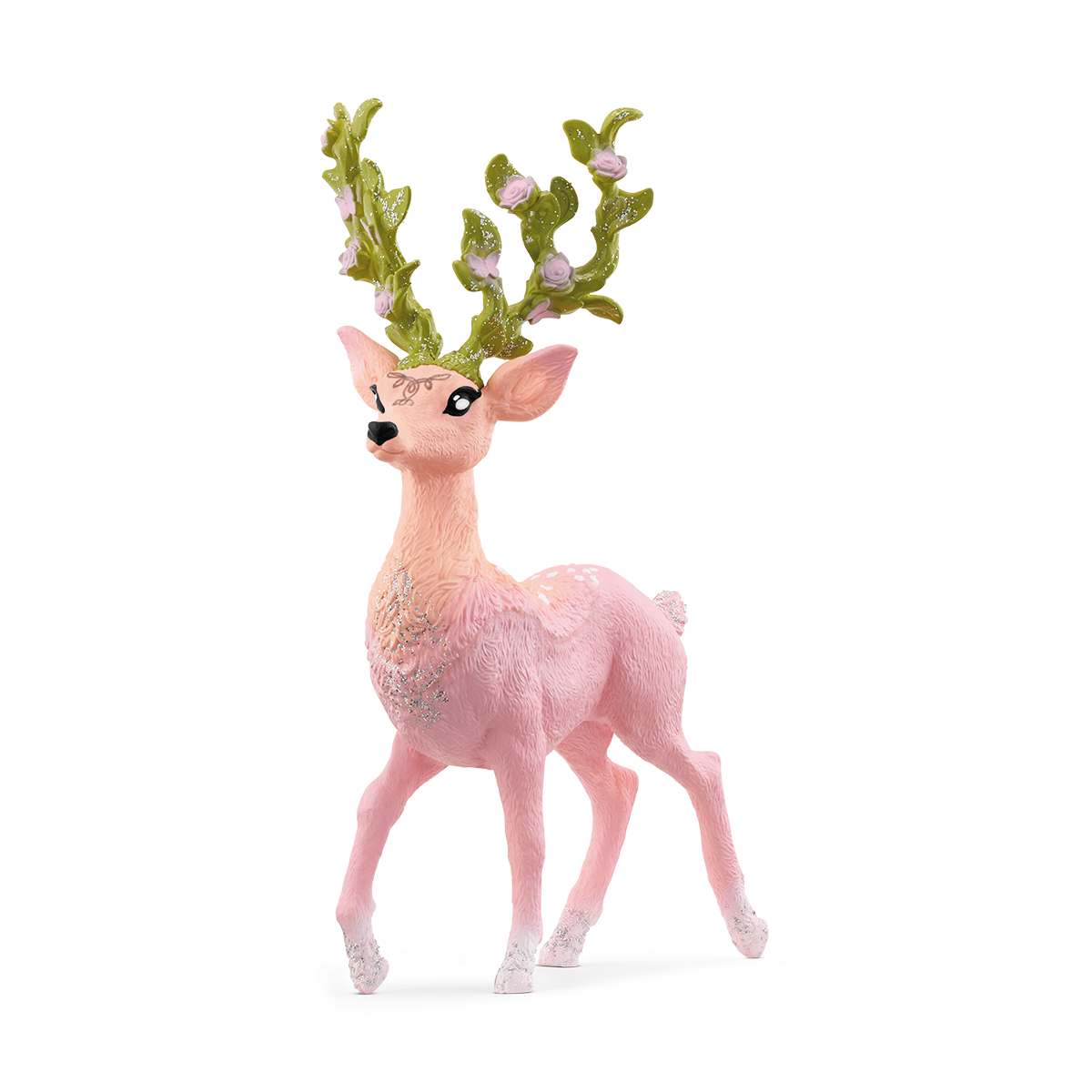 schleich-bayala-magischer-hirsch-70793-figur-rosa-geweih image 1