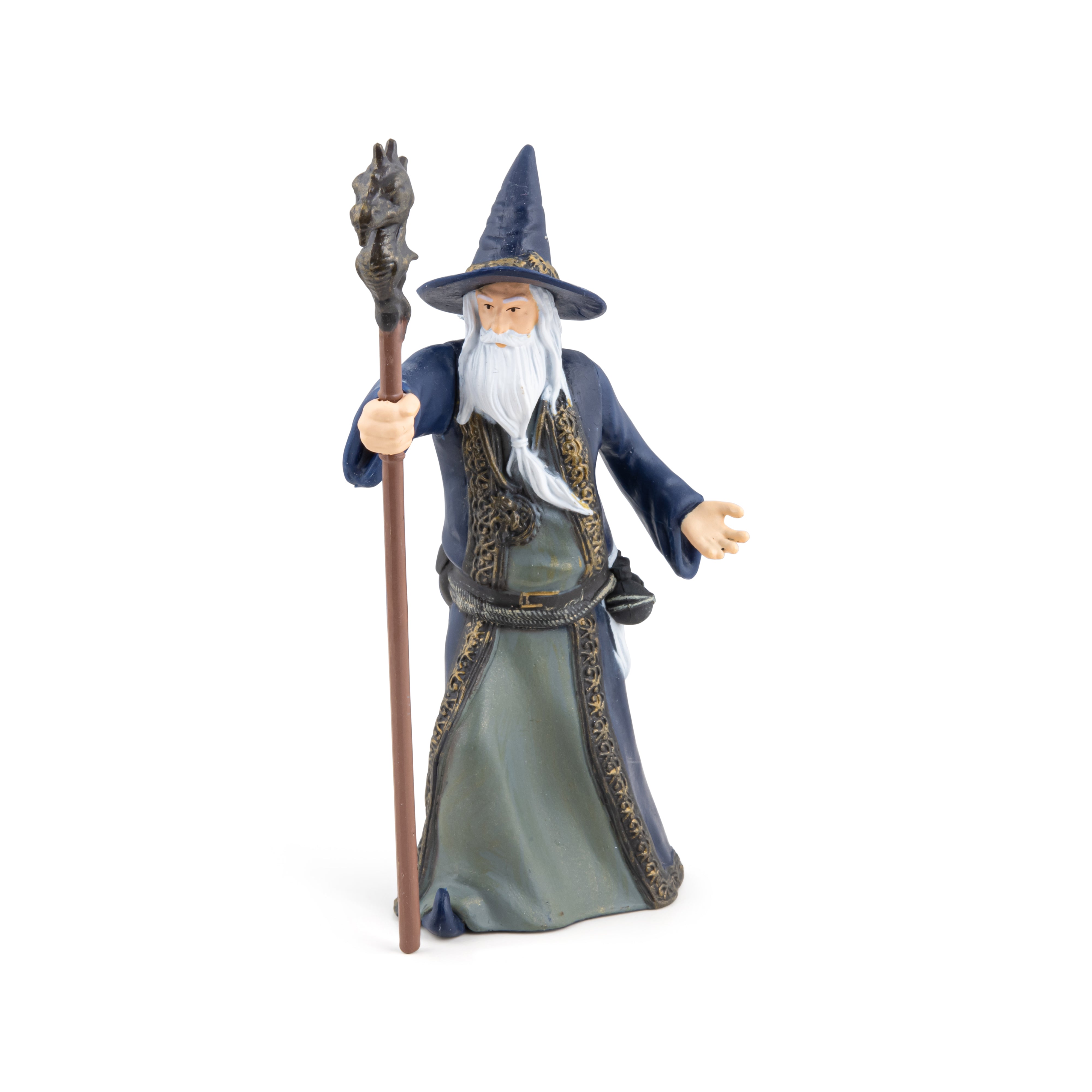 papo-fantasy-zauberer-figur-mit-stab-gr-n-lila-gewand image 2