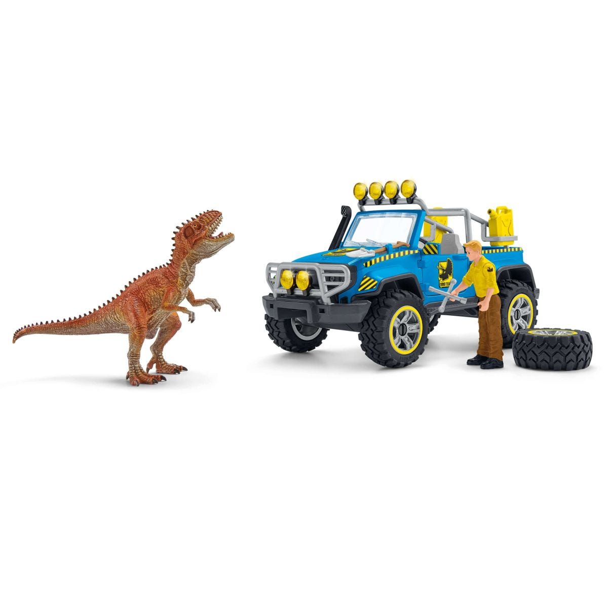 schleich-dinosaurs-41464-gel-ndewagen-dino-au-enposten-spielset image 4