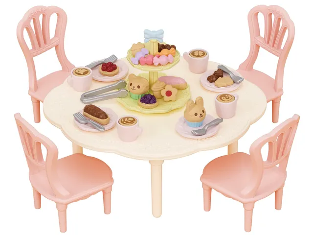 sylvanian-families-baby-treats-5742-kaffee-und-kuchen-set-m-bel image 1