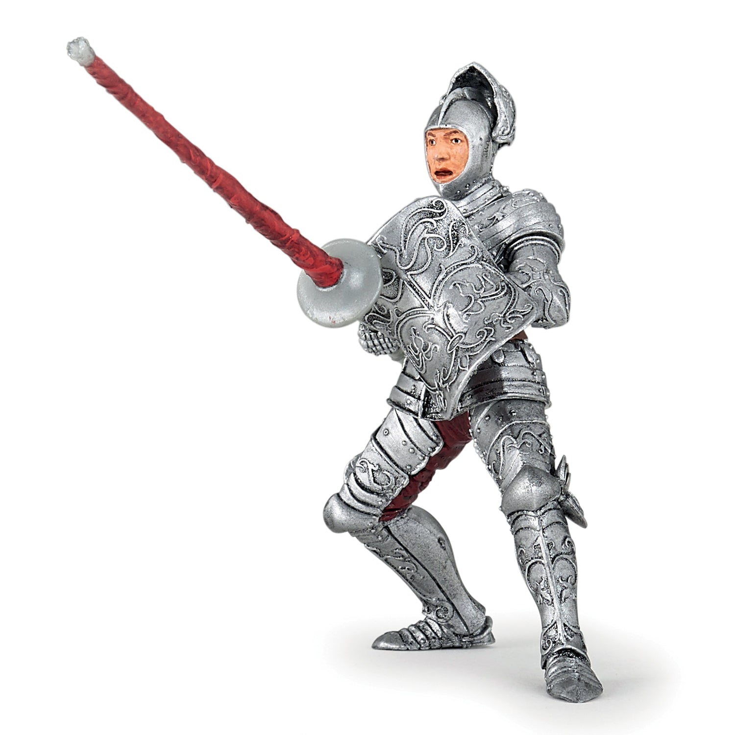 papo-medieval-ritter-in-r-stung-figur-silber image 1