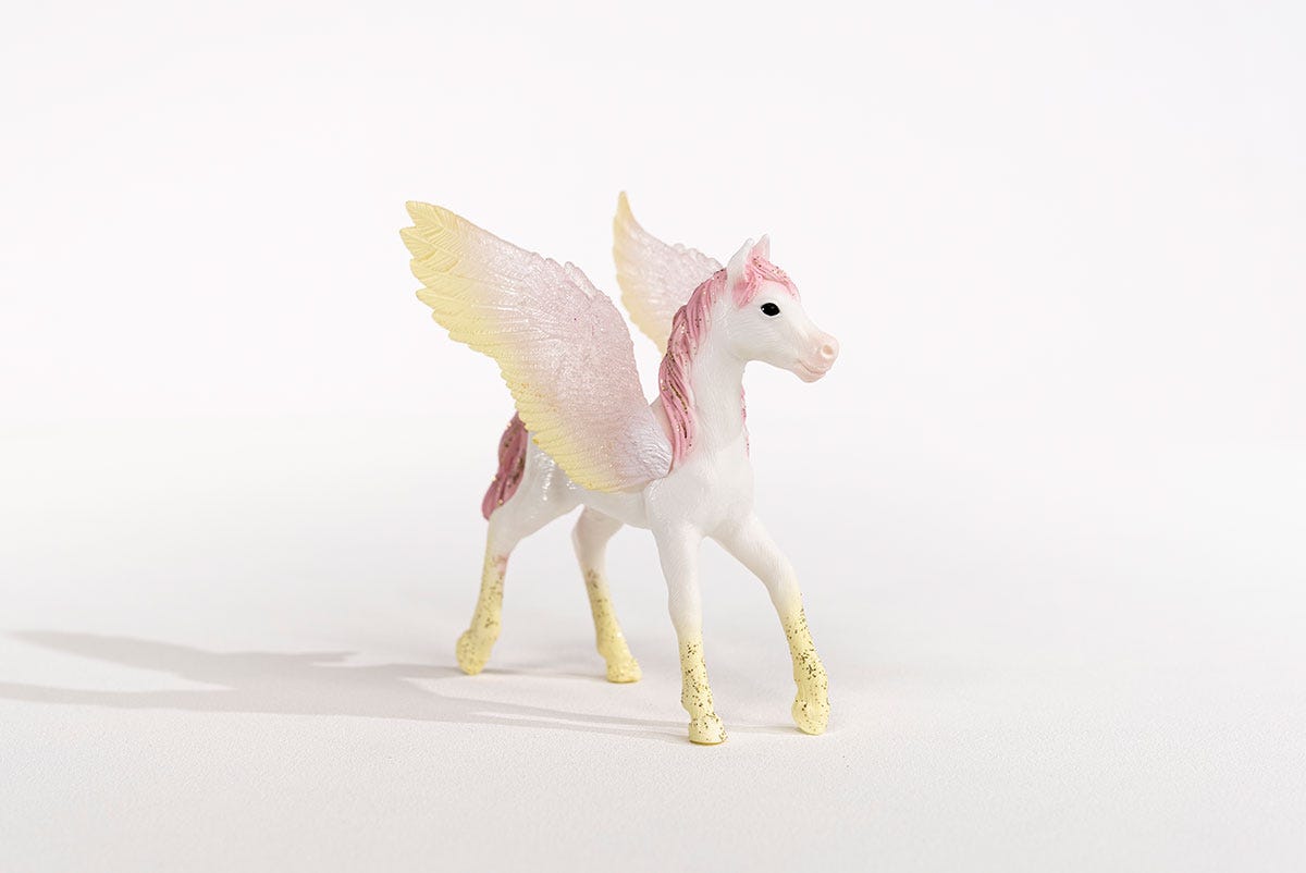 schleich-bayala-pegasus-fohlen-spielfigur-rosa-m-hne image 4