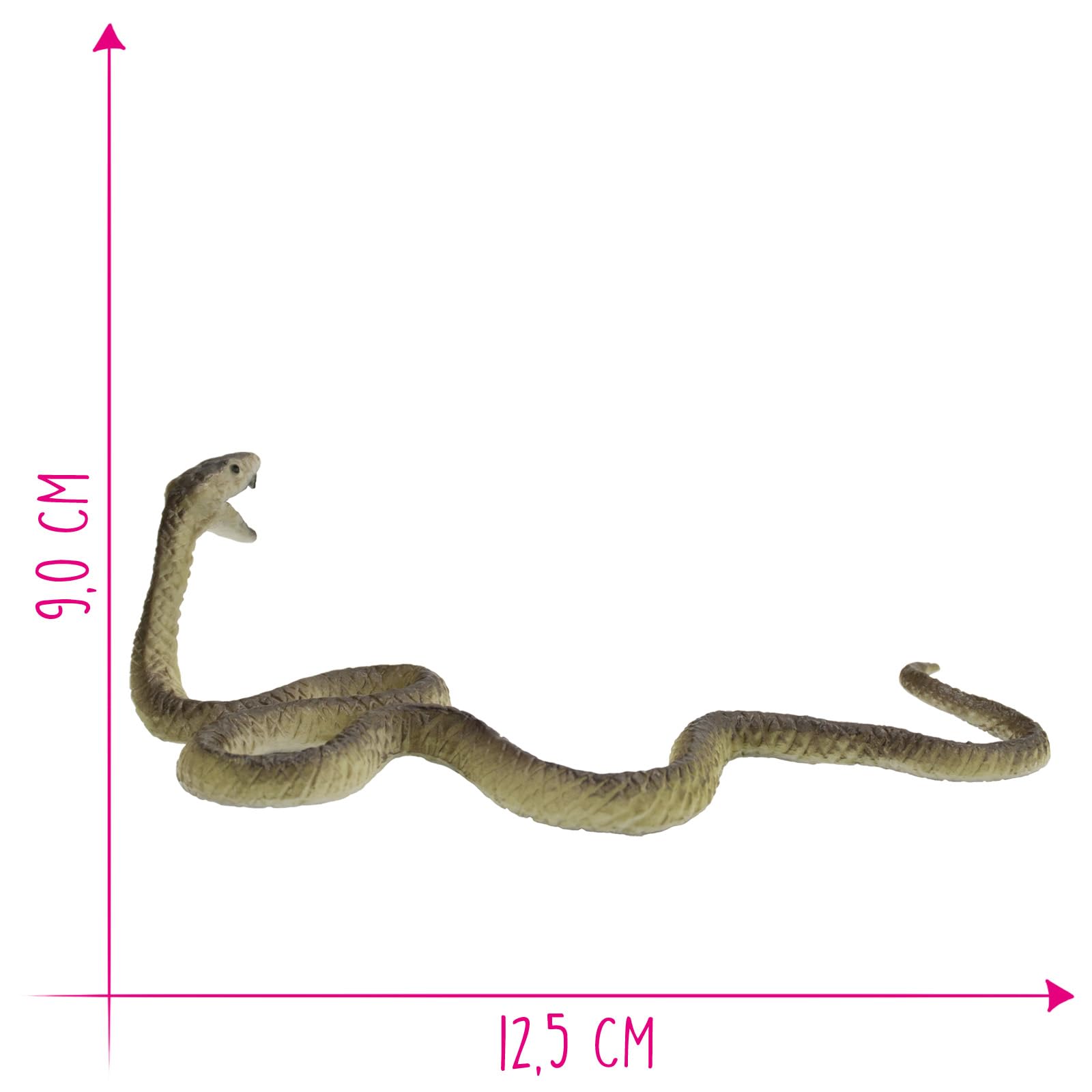 bullyland-crawlers-68487-schwarze-mamba-schlangenfigur-12-5-cm image 2