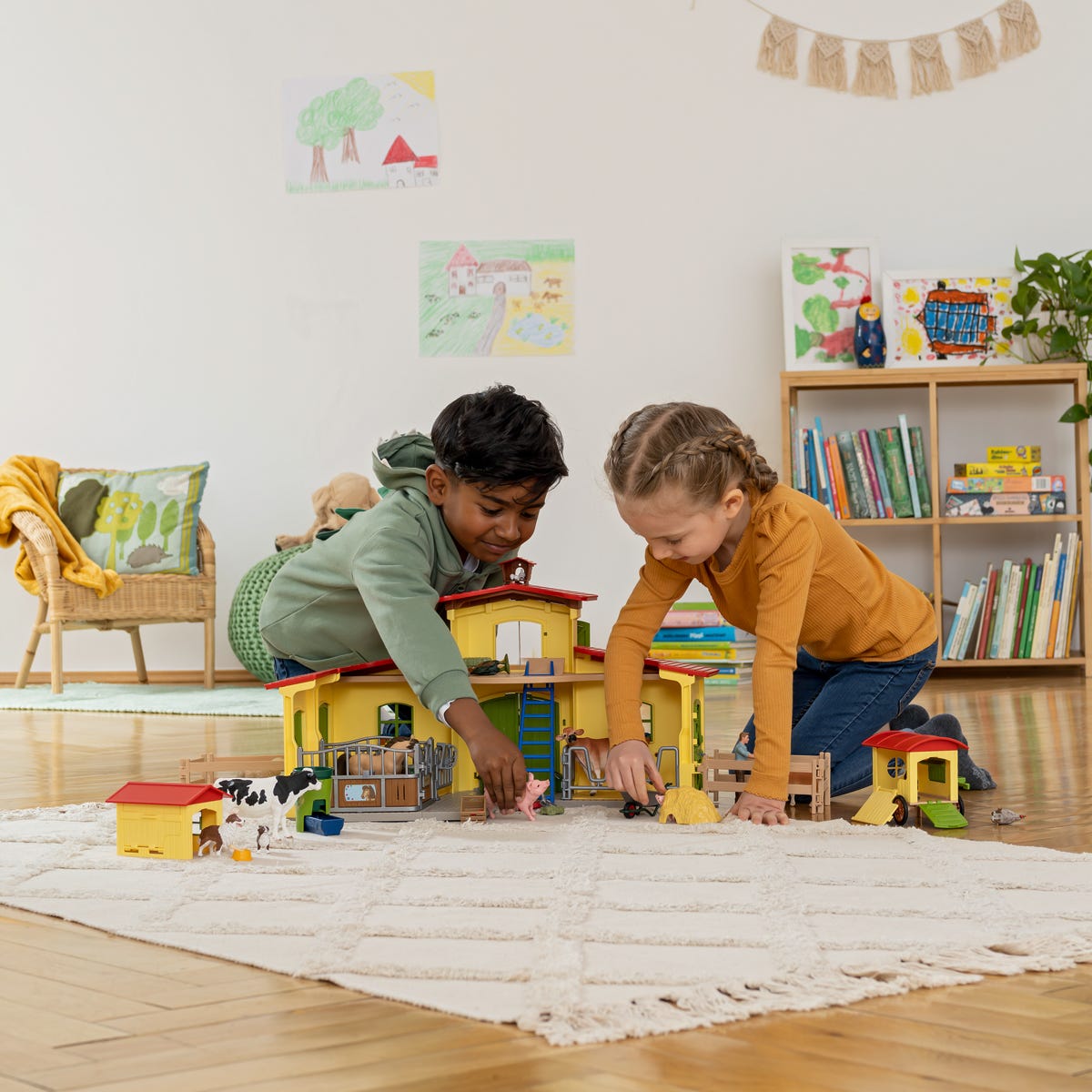schleich-horse-club-gro-er-stall-42605-spielset-mit-tieren image 3