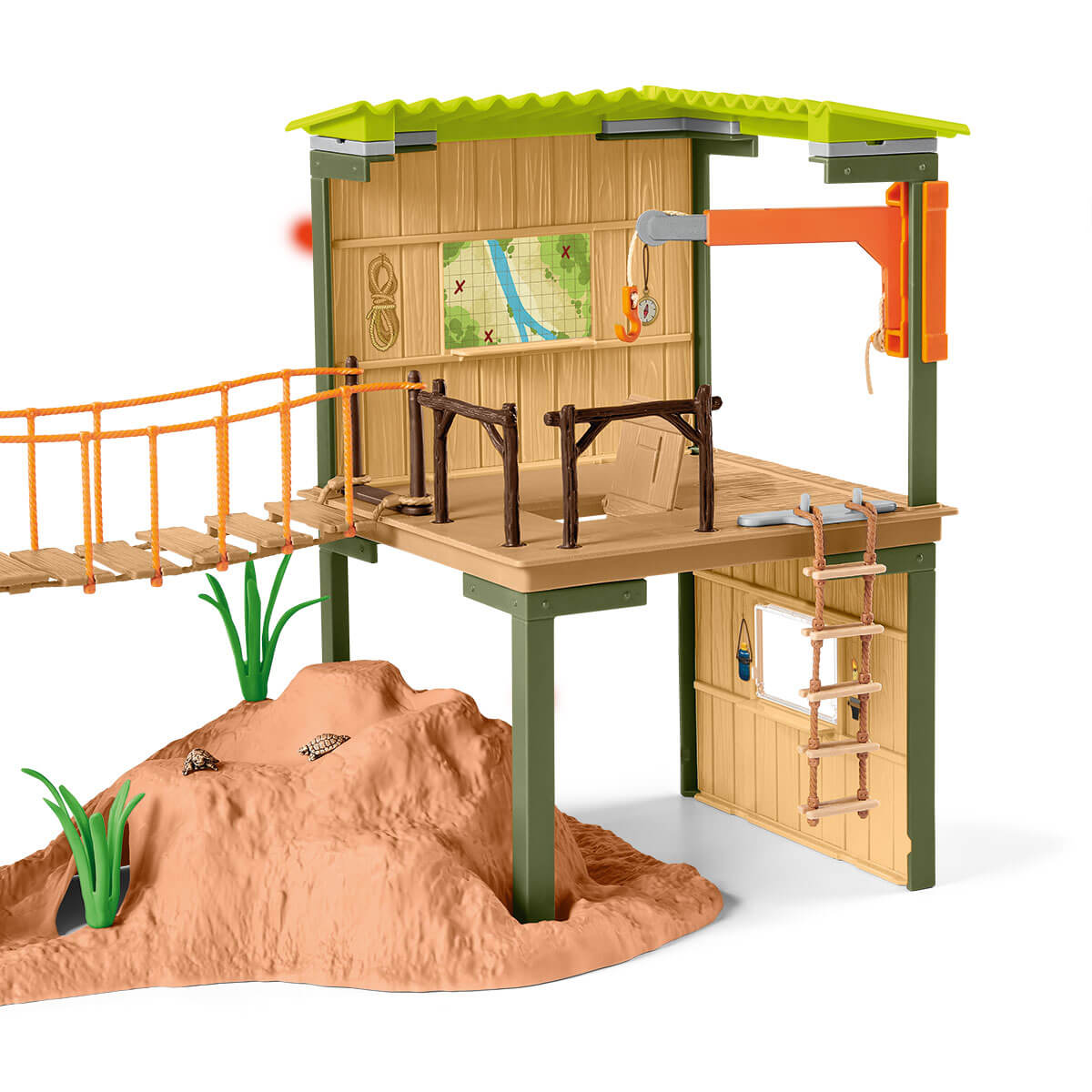 schleich-wild-life-42594-abenteuerstation-spielset-mit-panther image 3