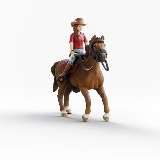 schleich-horse-club-42711-hannah-cayenne-pferd-reiterin image 1
