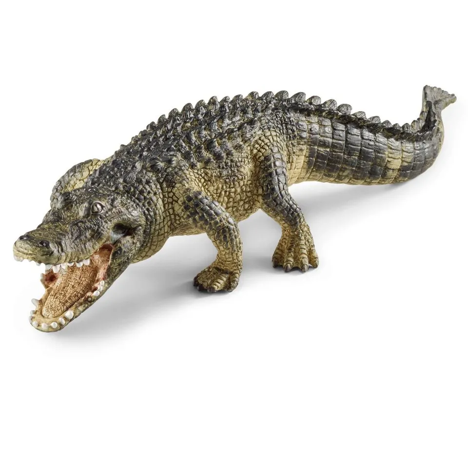 schleich-wild-life-alligator-tierfigur-kiefer image 1