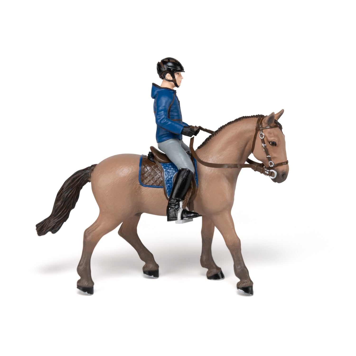 papo-horses-pferd-und-reiter-spielfiguren-set-ausritt image 2