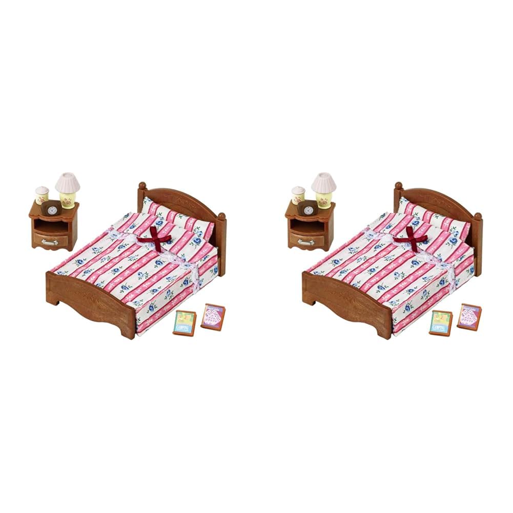 sylvanian-families-5019-doppelbett-puppenhaus-m-bel-klein-2er image 5