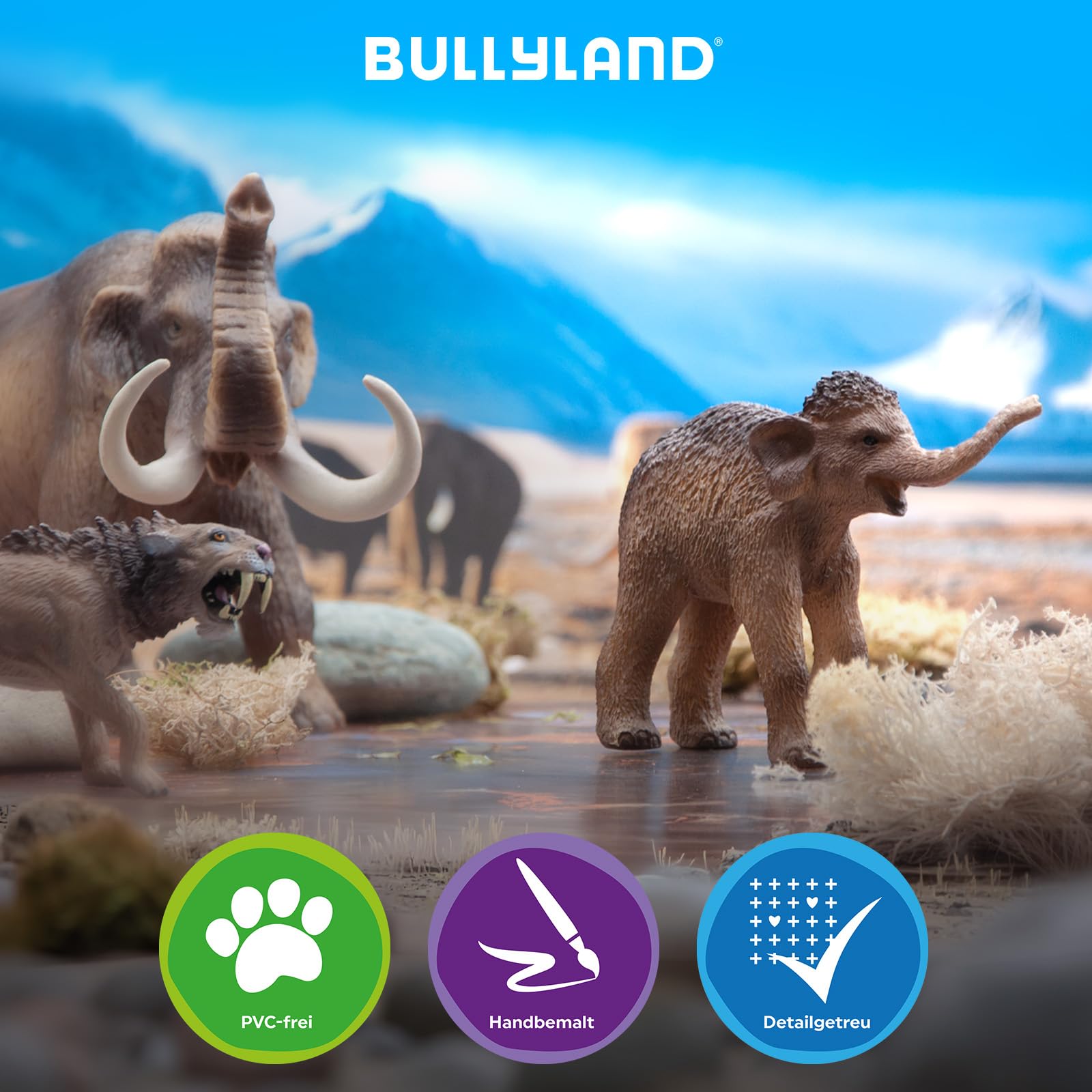 bullyland-museum-line-mammut-baby-99834-figur-10-2-cm image 5