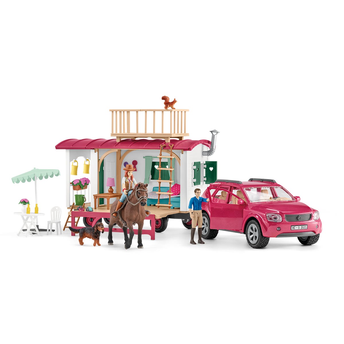 schleich-horse-club-campingtrip-wohnwagen-set-72205 image 1