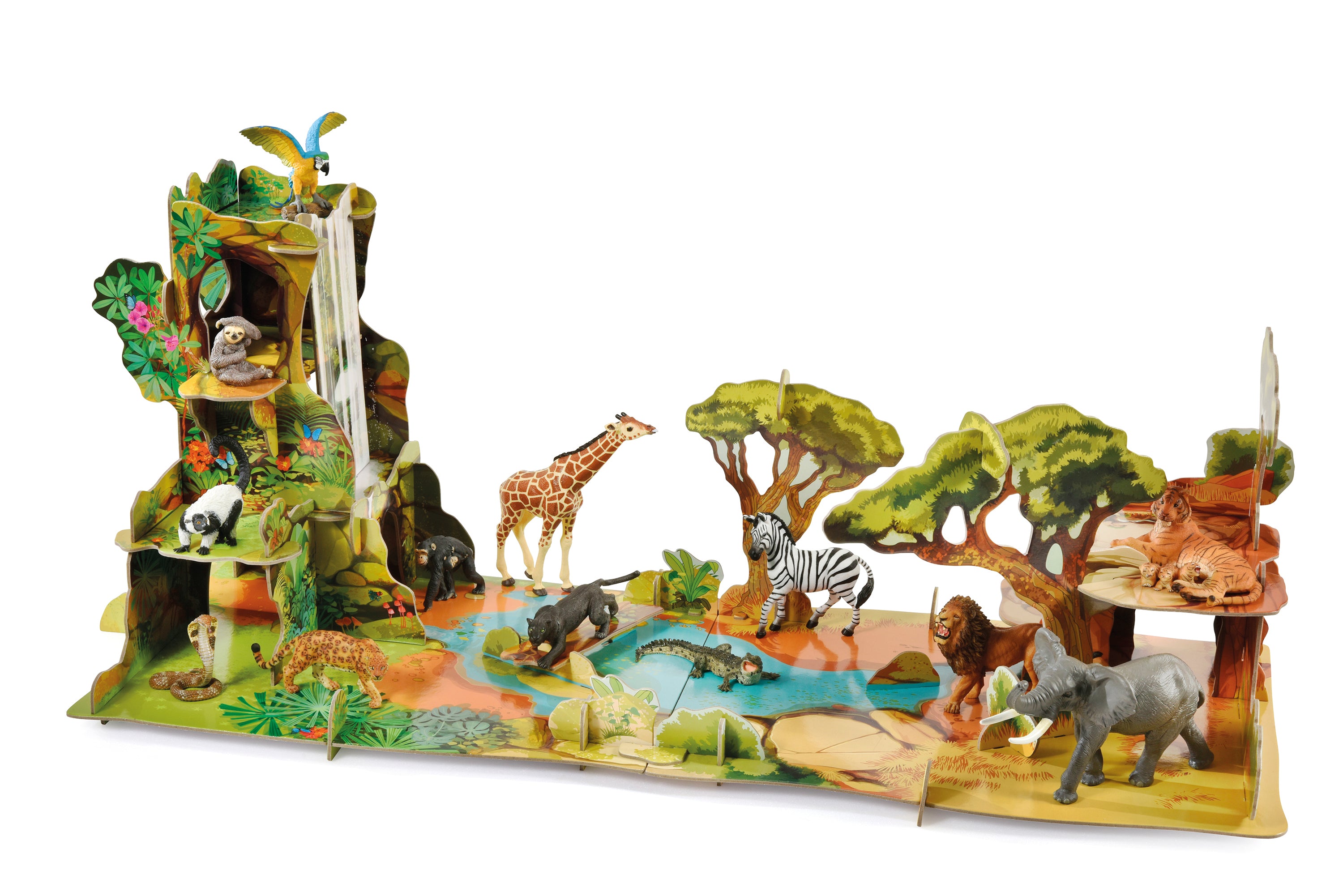 papo-wildlife-dschungel-spielset-isiplay-xxl-kulisse image 3